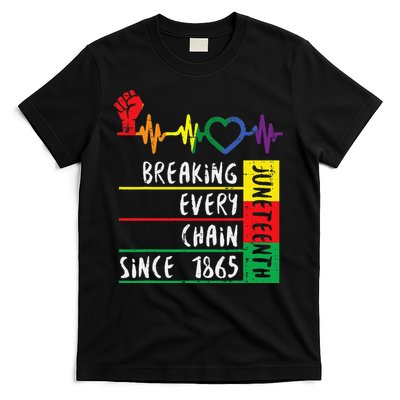 Juneteenth Breaking Every Chain Since 1865 T-Shirt