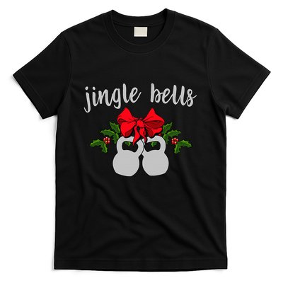 Jingle Bells Kettlebell Christmas Holiday T-Shirt