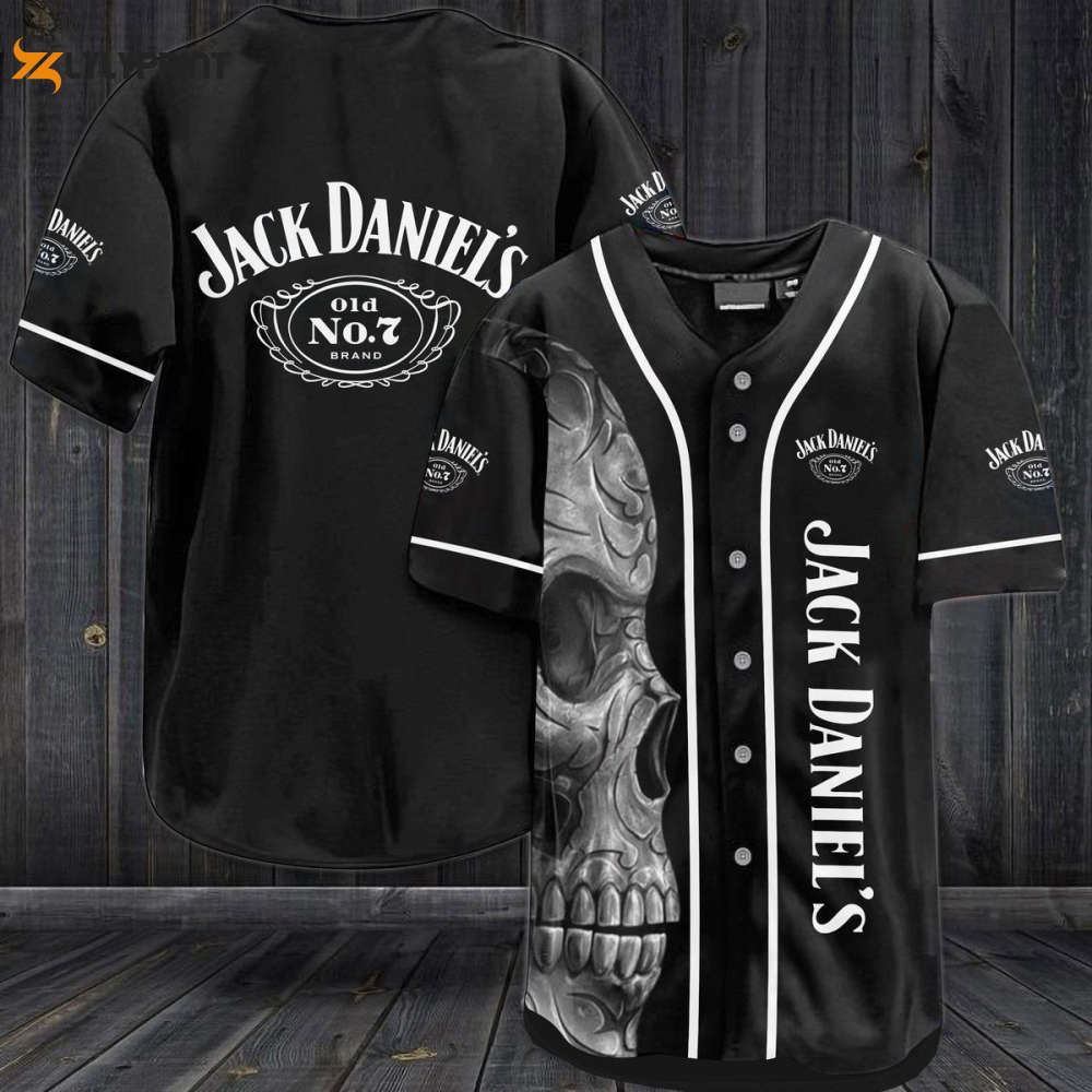 JD Skull Baseball Jersey - lylyprint.com