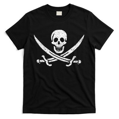 JOLLY ROGER PIRATE FLAG CALICO JACK HALLOWEEN COSTUME T-Shirt