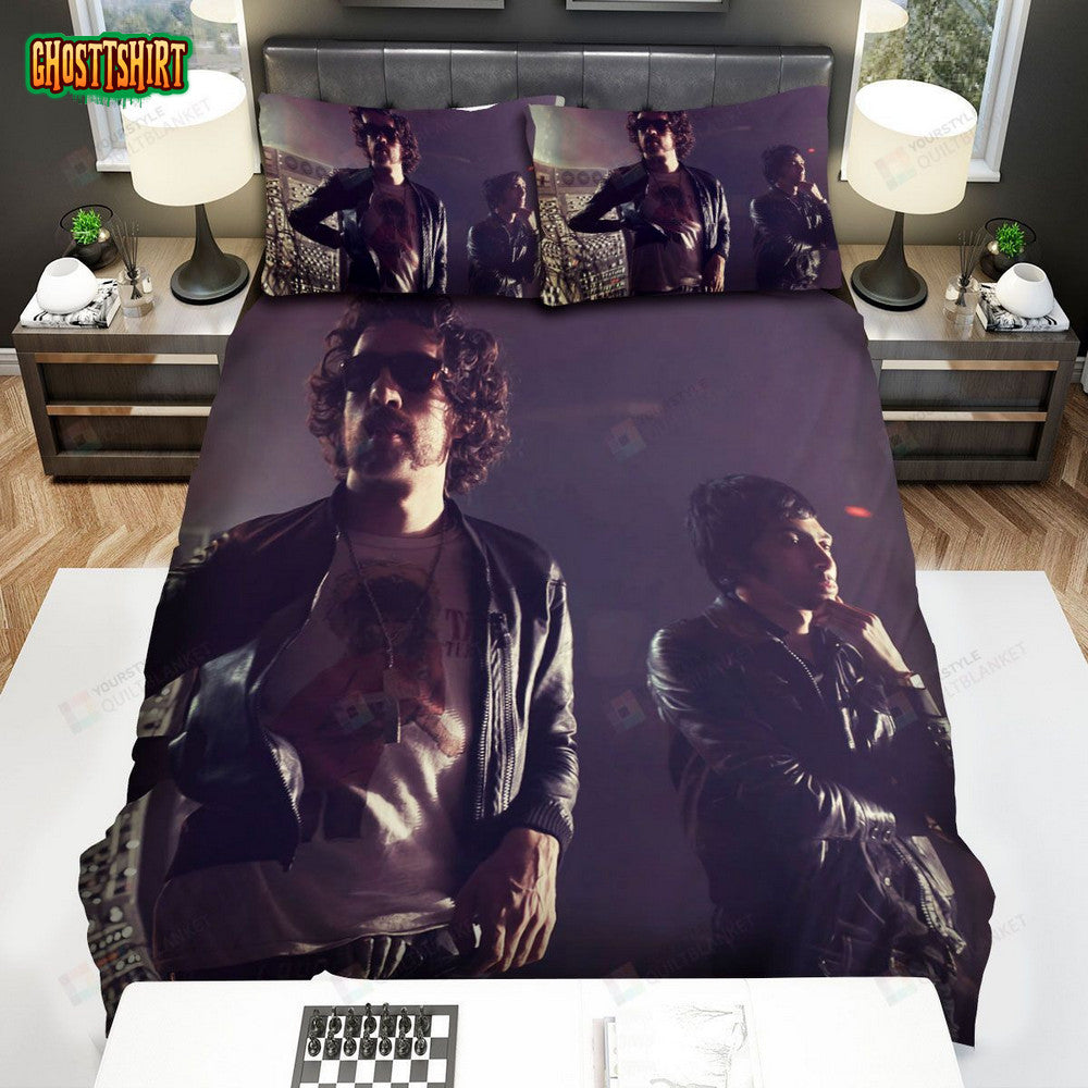 Justice Band Member Picture Bed Sheets Spread Comforter Duvet Cover Bedding Set