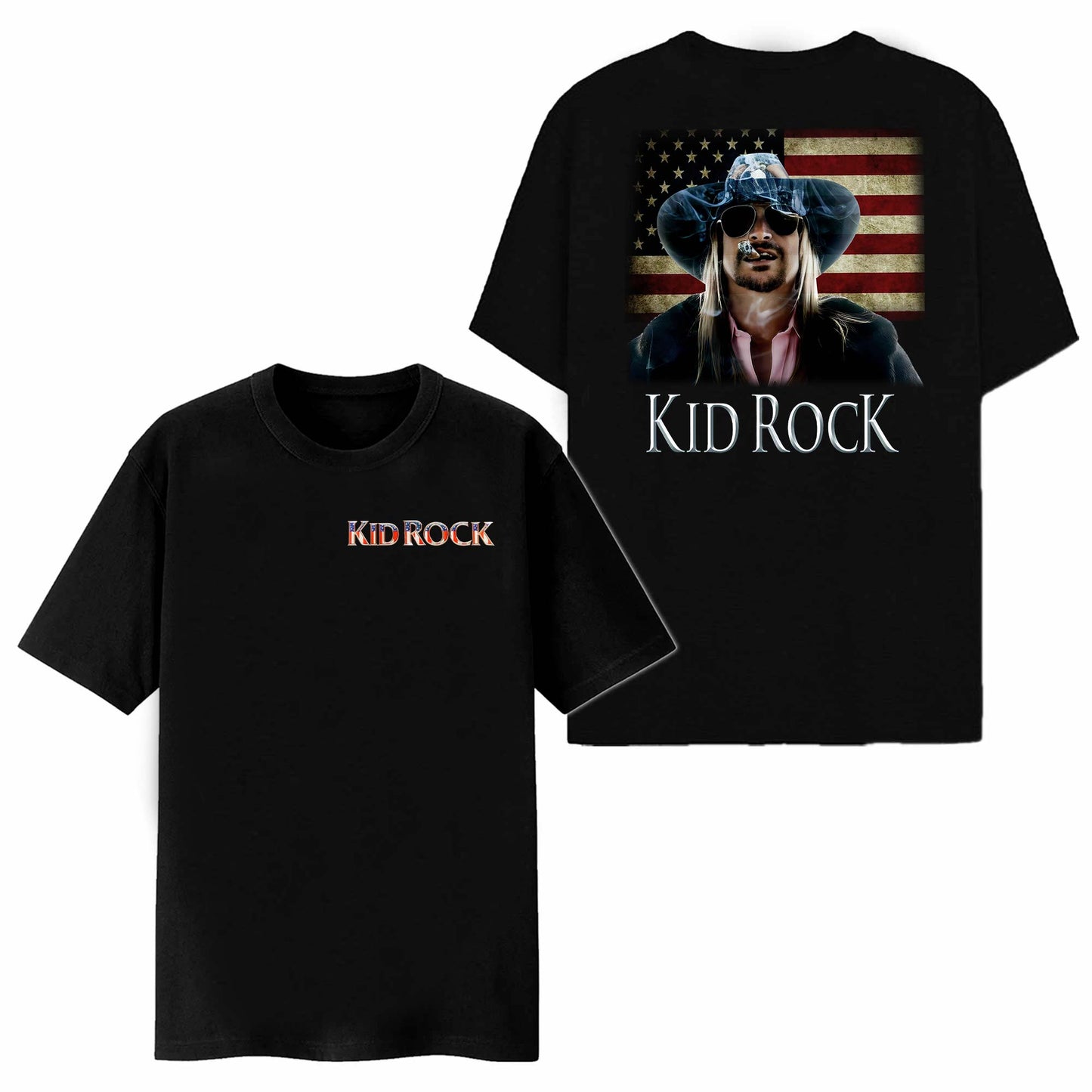 Kid Rock Shirt, Vintage American Flag Kid Rock Legend Shirt