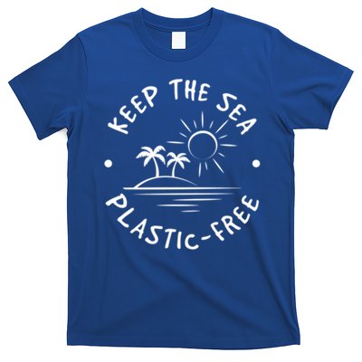 Keep Our Sea Plastic Free Ecogiftfriendly Ocean Fan Gift T-Shirt