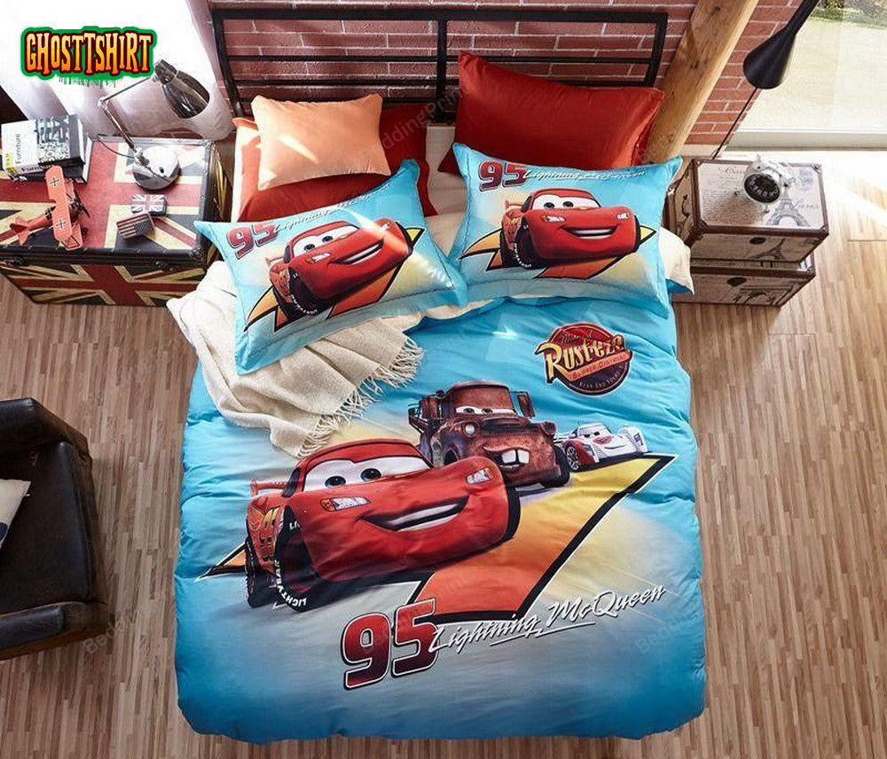 Lightning Mcqueen Cars Duvet Cover Bedding Set
