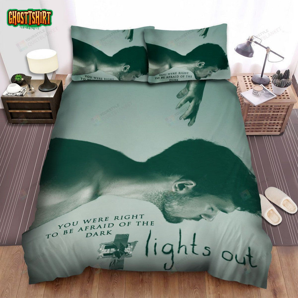 Lights Out (Ii) Movie Art Photo Bed Sheets Spread Comforter Duvet Cover Bedding Set