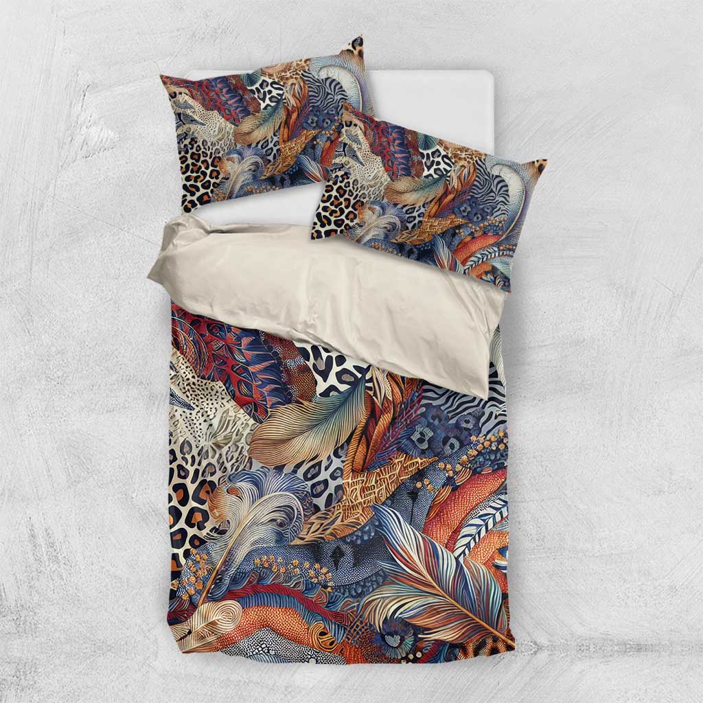 African Wild Animal Skins Bedding Set Unique Leopard Zebra And Snake Patterns LT9