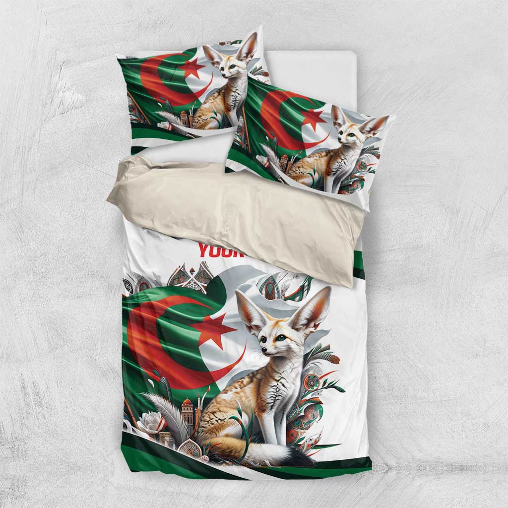 Algeria Fennec Fox Personalized Bedding Set with Algerian Culture and Nature LT9