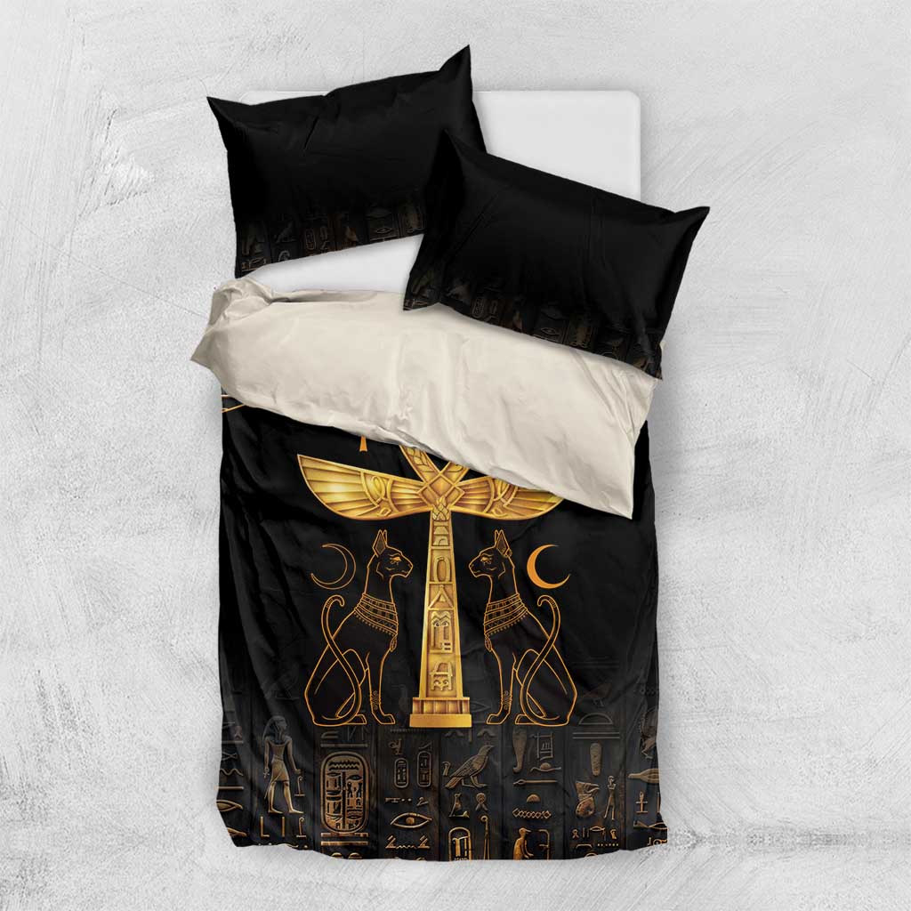 Ankh with Eye of Horus Bedding Set Ancient Egypt Culture LT9