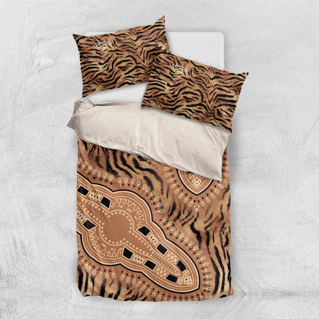 Afro Tiger Mix Dashiki Tribal Pattern Bedding Set LT9