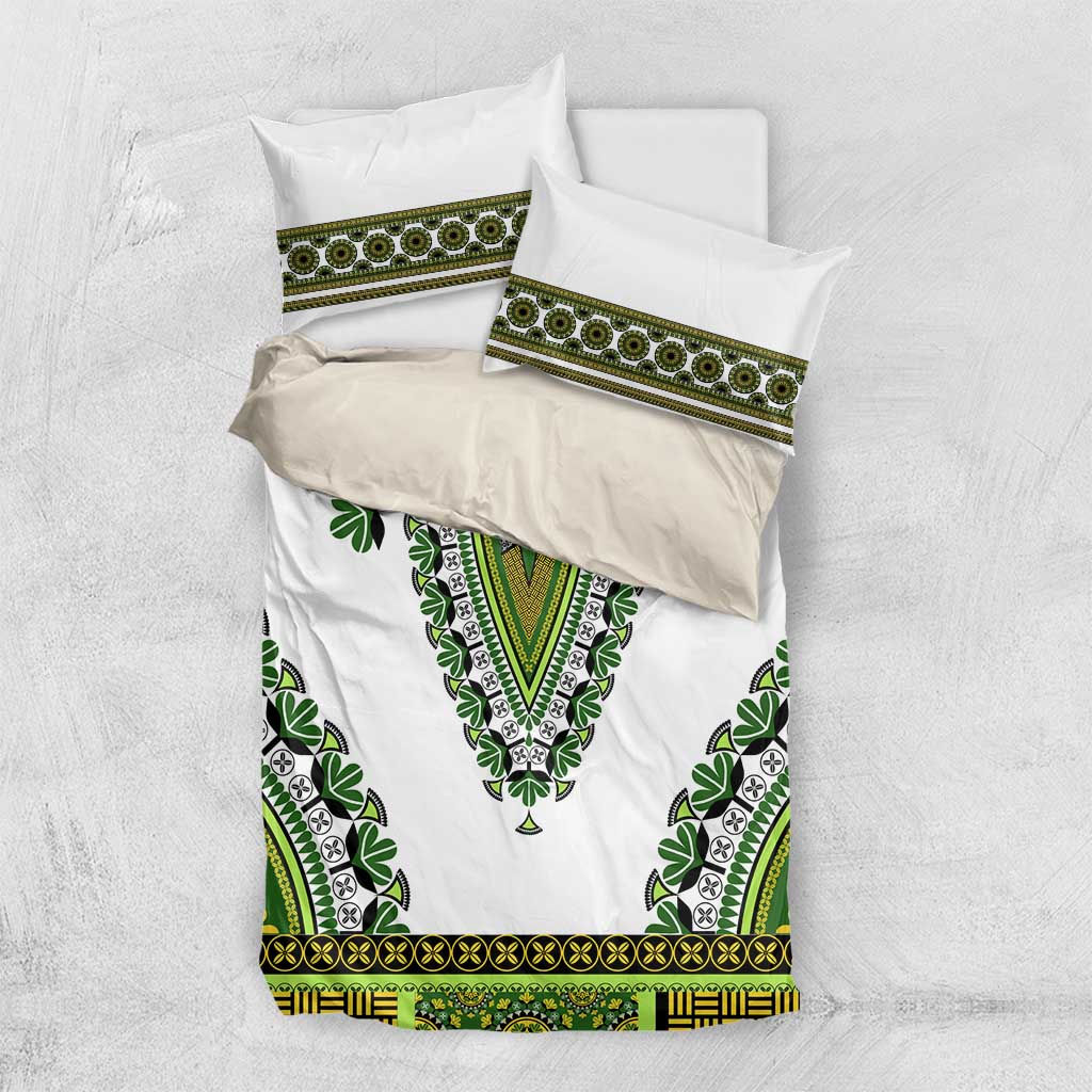 Africa Bedding Set African Dashiki Royal Green Version LT14