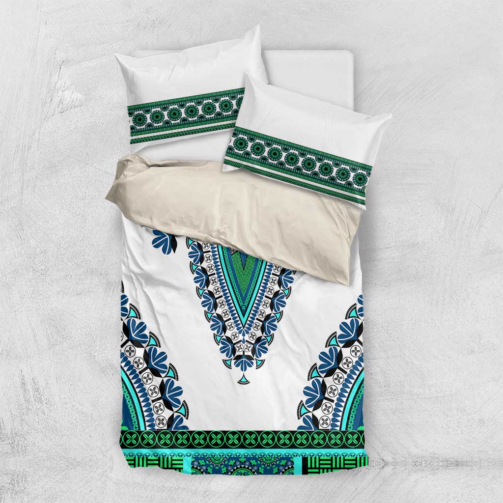Africa Bedding Set African Dashiki Royal Turquoise Version LT14