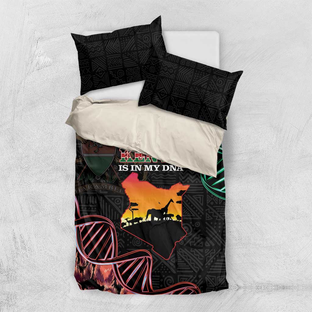 Afro Kenya Bedding Set Kenyan Is In My DNA - Jamhuri Day LT14