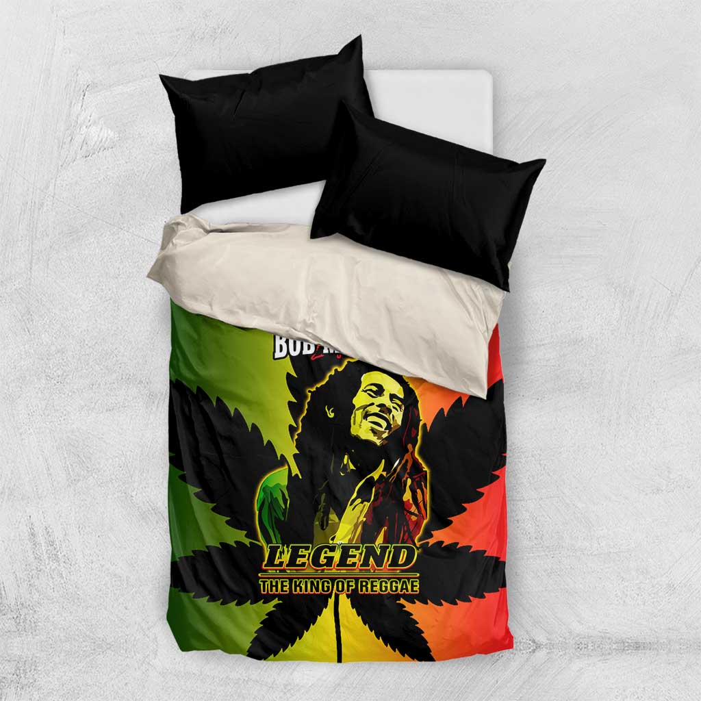 Afro Jamaica Legend Bob Bedding Set The King Of Reggae LT14