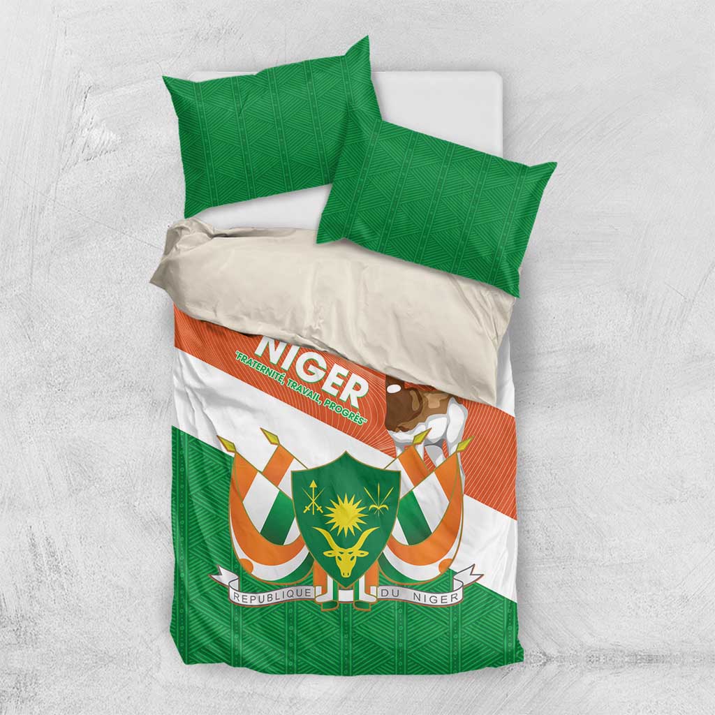 Afro Niger Bedding Set Dama Gazelle African Pattern - Republic Day LT14