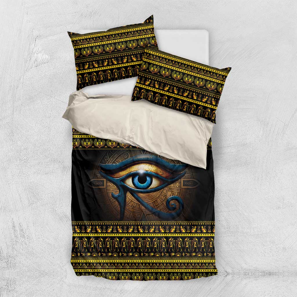 Ancient Egypt Eye Of Ra Bedding Set Sun To The Egyptians LT14