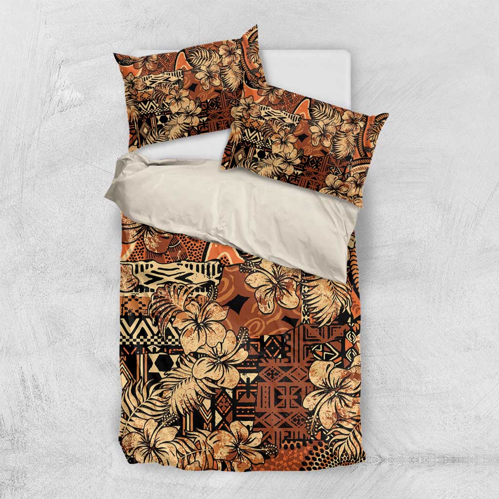 Afro Hibiscus Tropical Bedding Set African Pattern LT15