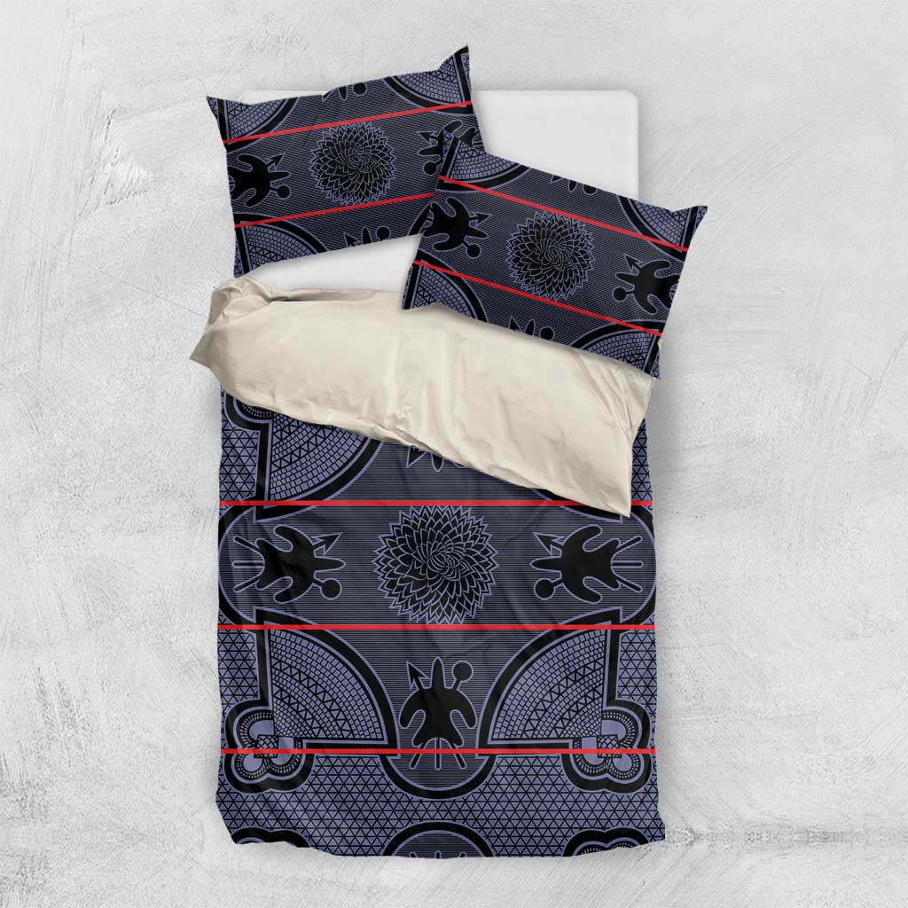 Basotho Blanket Bedding Set Lesotho Seanamarena Heritage - Serenity LT15