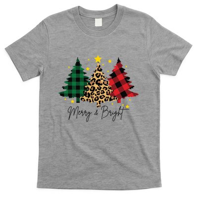 Merry And Bright Christmas Tree Festive T-Shirt
