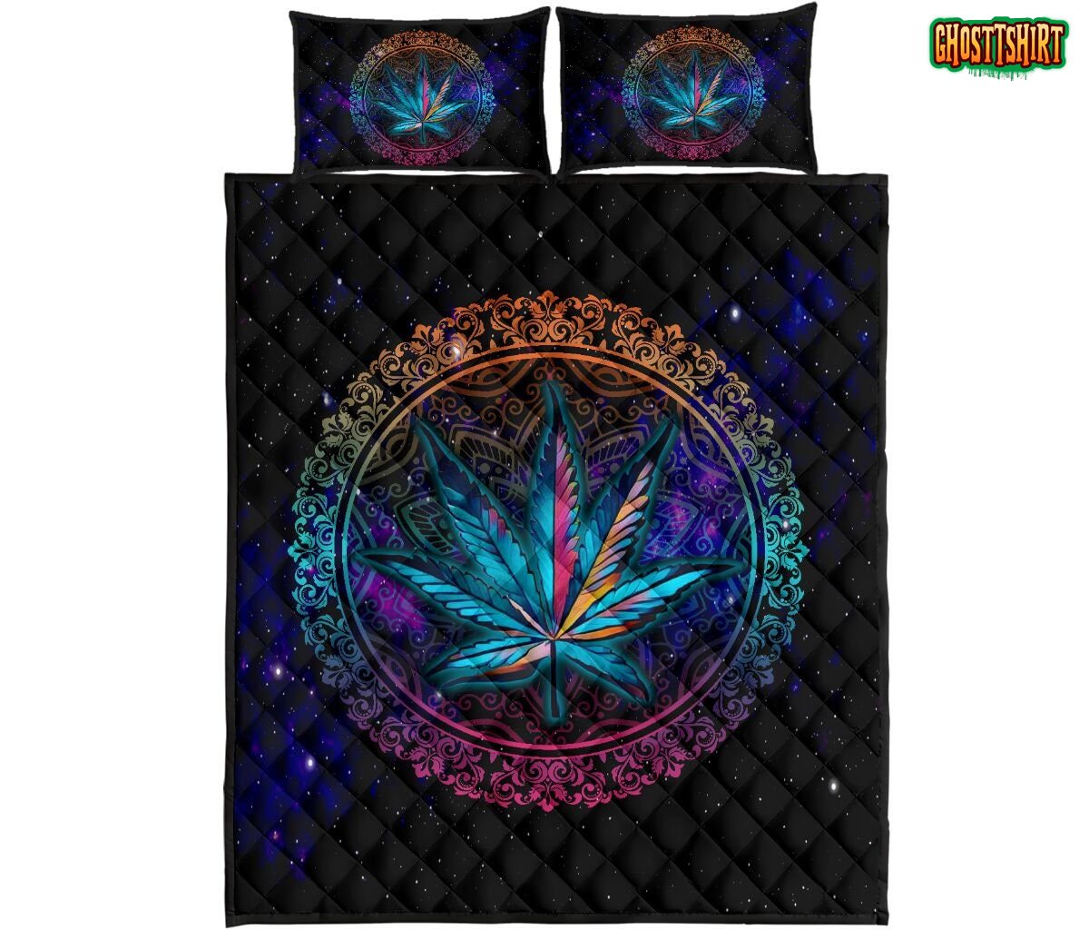 Marijuana Weed Cannabis Bedding Set