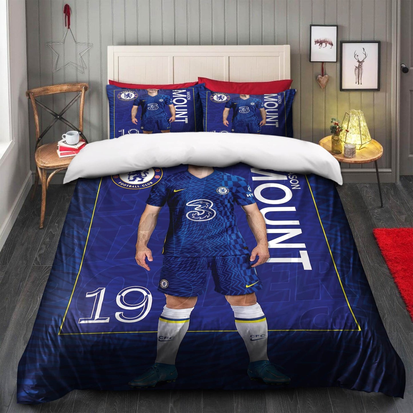 Chelsea FC Mason Mount No 19 Bedding Set
