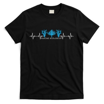 Marine Biologist Marine Biology Heartbeat T-Shirt