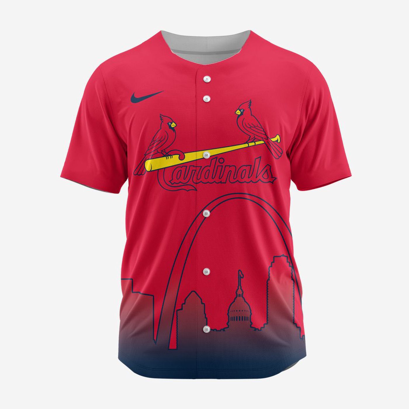 MLB St. Louis Cardinals Special City Edition Concept Baseball Jersey Gift for Men Women - Bafud