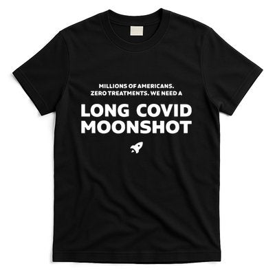 Millions Of Americans Zero Treatments We Need A Long Covid Moonshot T-Shirt