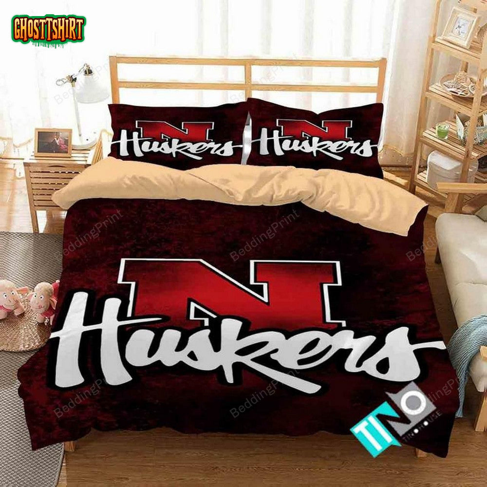 Ncaa Nebraska Cornhuskers 1 Logo D 3D Duvet Cover Bedding Set