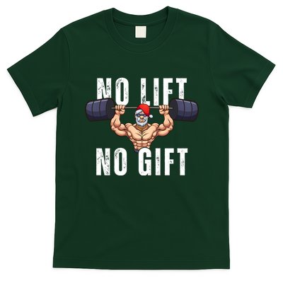 No Lift No Gift Funny Santa Gym T-Shirt