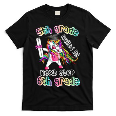 Next Stop 6th Grade 5th Grade Nailed It Graduation Unicorn T-Shirt