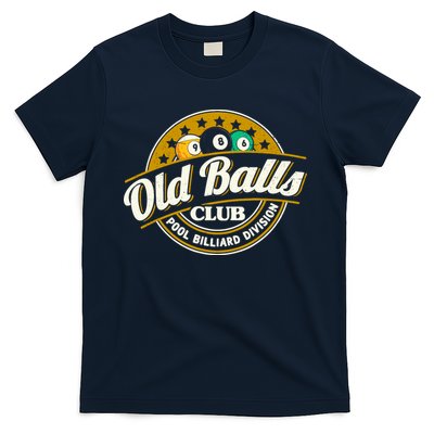 Old Balls Club Pool 8 Ball Billiards Division For T-Shirt