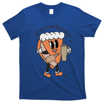 Out Here Looking Like A Snack Thanksgiving Pumpkin Pie Gift T-Shirt