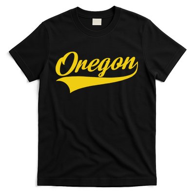 Oregon Throwback Design Print Classic T-Shirt