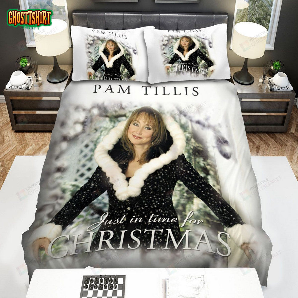 Pam Tillis Album Just In Time For Christmasbed Sheets Spread Comforter Duvet Cover Bedding Set