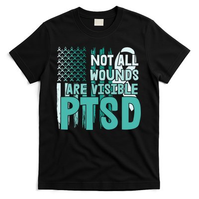 PTSD Awareness Not All Wounds Are Visible T-Shirt