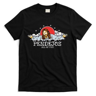 Pendejos All of You Sarcastic Jesus Christian Humor Retro T-Shirt