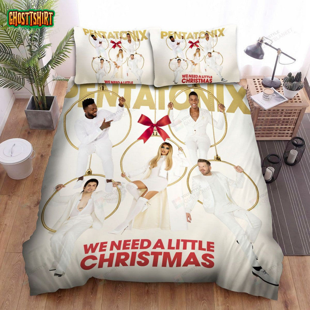 Pentatonix Album We Need A Little Christmas Bed Sheets Spread Comforter Duvet Cover Bedding Set