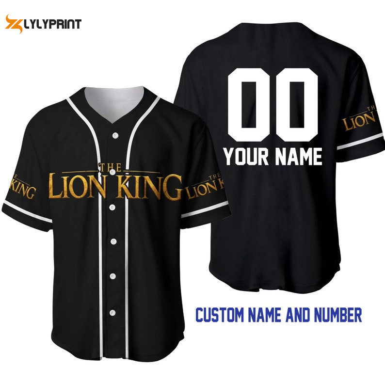 Personalized The Lion King All Over Print Baseball Jersey - lylyprint.com