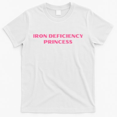 Pink Iron Deficiency Princess T-Shirt
