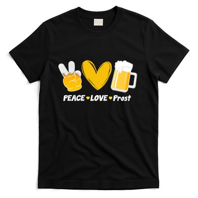 Peace Love Prost Beer Oktoberfest T-Shirt