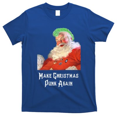 Punk Rock Christmas Santa Punk Rock Gift T-Shirt