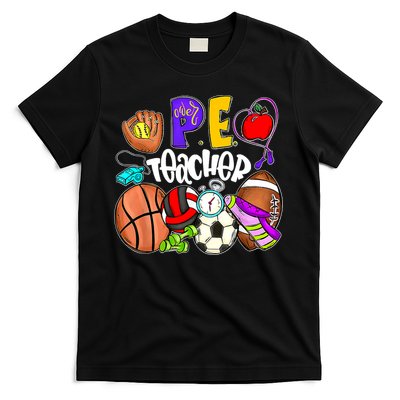 PE Teacher Funny Physical Education Teacher Back To School T-Shirt