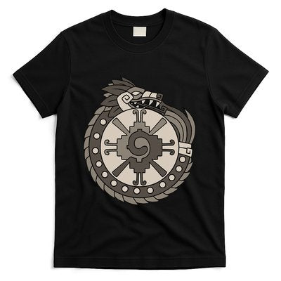 Quetzalcoatl Ouroboros Aztec Ancient Mayan Inca Toltec T-Shirt
