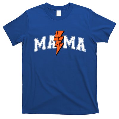 Retro Game Day Basketball Mama Mom Sport Lover T-Shirt