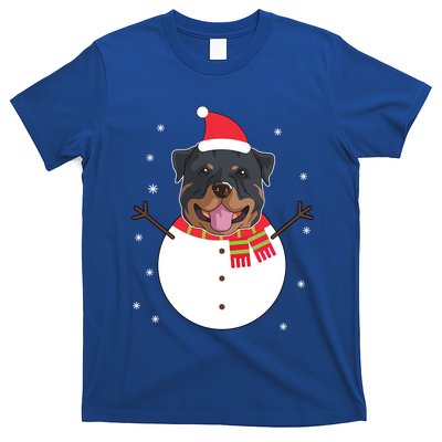 Rottweiler Gift Funny Snow Christmas Top T-Shirt