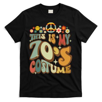 Retro Groovy This Is My 70's Costume Funny 70s Party Vintage T-Shirt