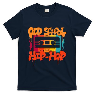 Retro Old School Hip Hop 80s 90s Graffiti Cassette T-Shirt