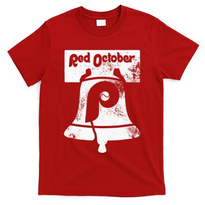 Retro Red October P.hilly P.hiladelphia Vintage Ring the bell T-Shirt