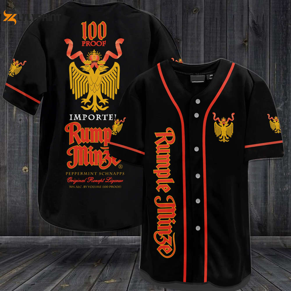 Rumple Minze 100 Proof Imported Baseball Jersey - lylyprint.com