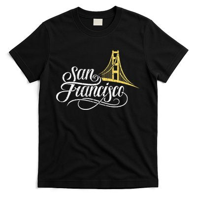 San Francisco California Golden Gate Bridge Vintage T-Shirt